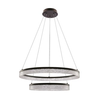 Lampa wisząca FROZI w stylu glamour - czarny klosz z kryształkami - nowoczesny żyrandol LED do luksusowego salonu