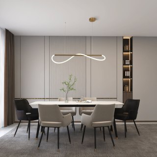 Lampa wisząca Meleca S złota LED CCT Light Prestige