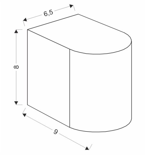 KINKIET TARASOWY LAMPA OGRODOWA ELEWACYJNA CANDELLUX Lobelia IP44