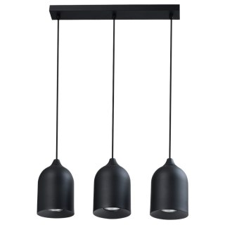 Metalowa lampa wisząca Nilo czarna 3xGU10 Light Prestige