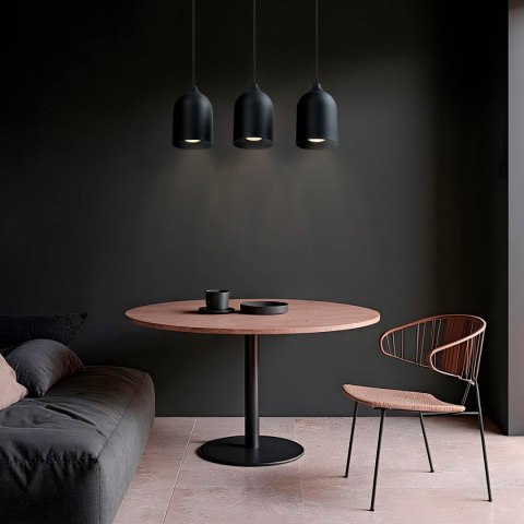 Metalowa lampa wisząca Nilo czarna 3xGU10 Light Prestige