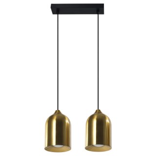 Metalowa lampa wisząca Nilo złota 2xGU10 Light Prestige