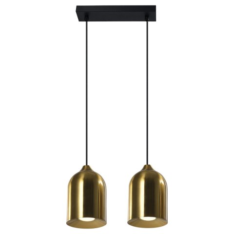 Metalowa lampa wisząca Nilo złota 2xGU10 Light Prestige