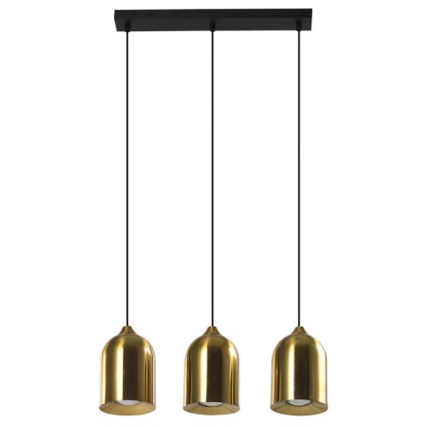 Metalowa lampa wisząca Nilo złota 3xGU10 Light Prestige