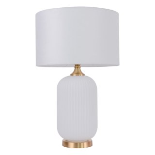 Light Prestige Lampa stołowa Tamiza 65 cm biała 1xE27