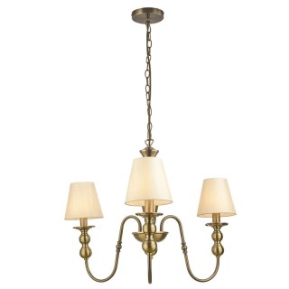 Lampa wisząca Grado złota 3 x E14