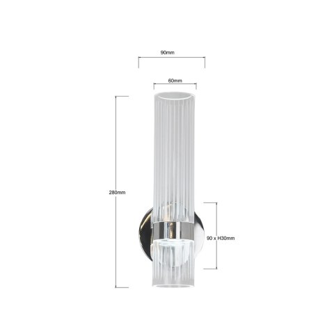 Kinkiet Ambiente chrom LED CCT Light Prestige