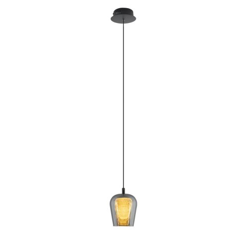 Lampa Wisząca Keso 1xLED czarna PL0141-1