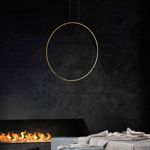 Lampa wisząca Mirror S złota IP44 LED CCT Light Prestige