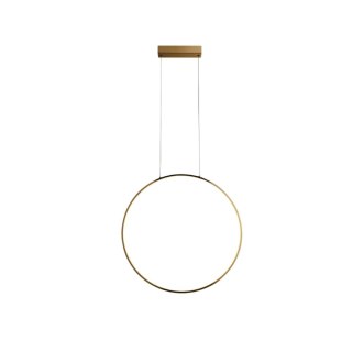 Light Prestige Lampa wisząca Mirror S złota IP44 LED CCT
