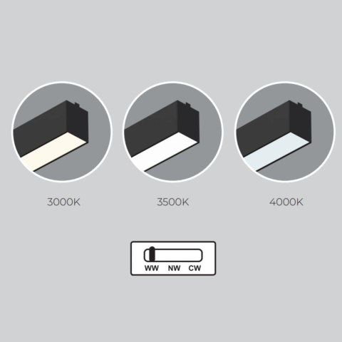 Plafon Astar M 1xLED biały CL0105-36-WH