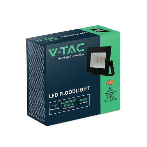 10W LED FLOODLIGHT 4000K BLACK BODY