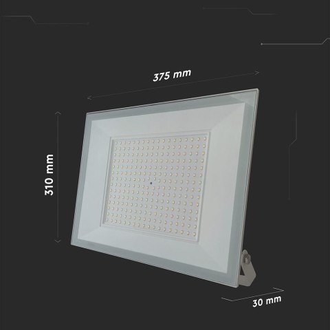 200W LED FLOODLIGHT 4000K WHITE BODY