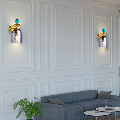 Kinkiet Tropea dymny 1xE27 Light Prestige