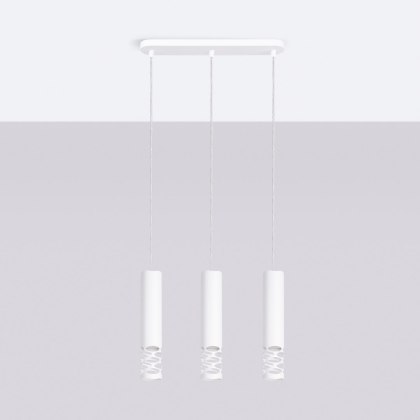 Sollux Lighting Lampa wisząca LIRO 3L biały