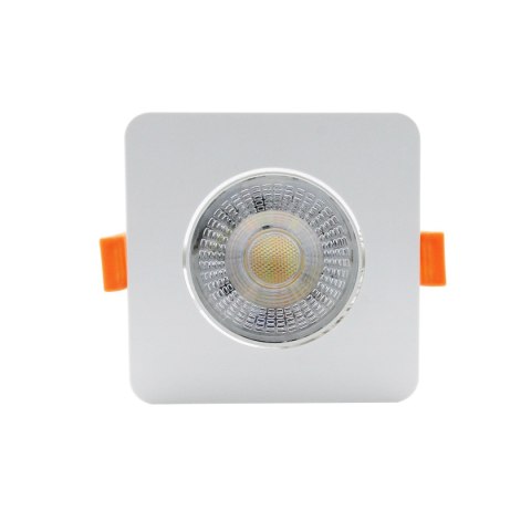 Ruchome kwadratowe oczko podtynkowe Plus białe LED CCT Light Prestige