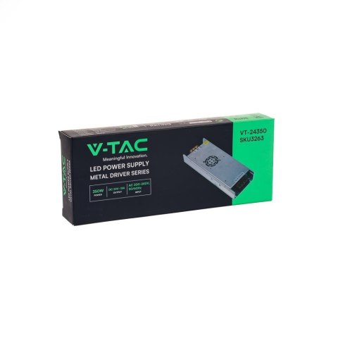 Zasilacz LED V-TAC 350W 24V 15A IP20 Modułowy VT-24350