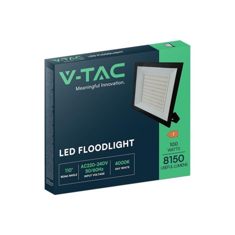 100W LED FLOODLIGHT 4000K BLACK BODY