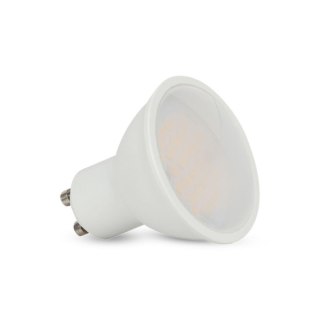 10W GU10 LED PLASTIC SPOTLIGHT-MILKY COVER WITH CREE CHIP 4000K