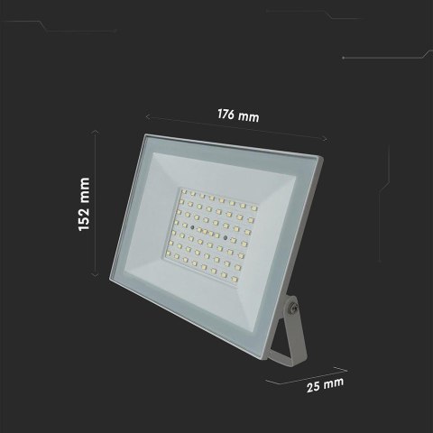 50W LED FLOODLIGHT 4000K WHITE BODY