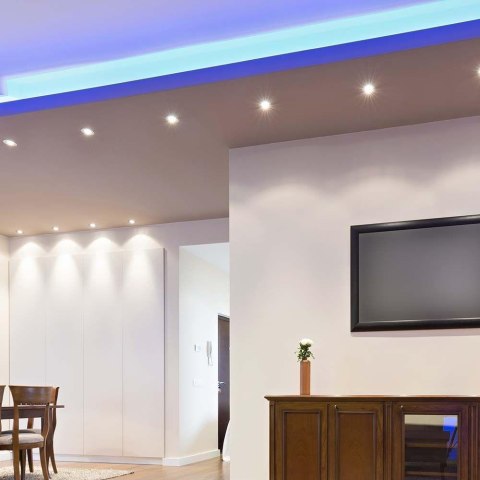 6W GU10 RIPPLE PLASTIC SPOTLIGHT-LED BY CREE-6500K 110'D DIMMABLE