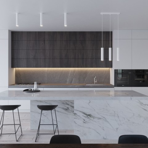 Żyrandol ZWIS SOLLUX Lampa wisząca LAGOS 1 biały