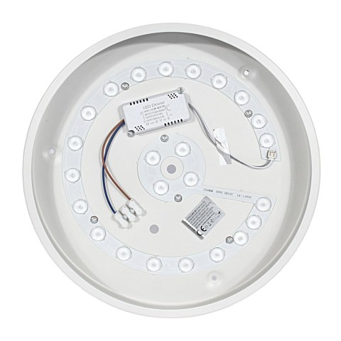 Panel LED Natynkowy 30cm okrągły BB04 30W 4000K biały