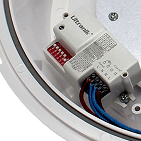 Plafon Natynkowy LED 40cm okrągły BB03 40W 4000K z czujnikiem biały