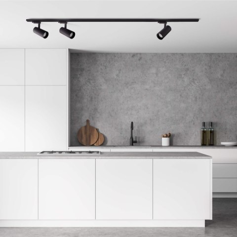 Zestaw oświetlenia szynowego Ice SET 1F czarny 3xGU10