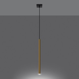 Sollux Lighting Lampa Wisząca PASTELO 1 złoty połysk