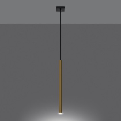 Sollux Lighting Lampa Wisząca PASTELO 1 złoty połysk