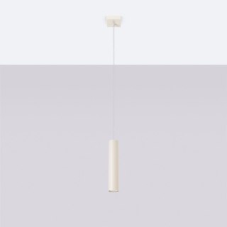 Żyrandol ZWIS SOLLUX Lampa wisząca LAGOS 1 beżowa