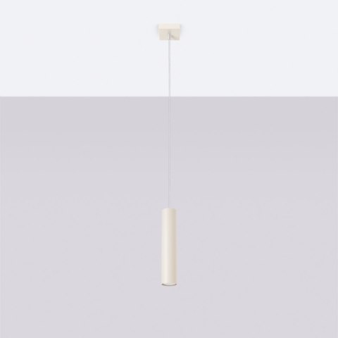 Żyrandol ZWIS SOLLUX Lampa wisząca LAGOS 1 beżowa