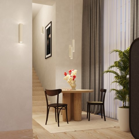 Żyrandol ZWIS SOLLUX Lampa wisząca LAGOS 1 beżowa