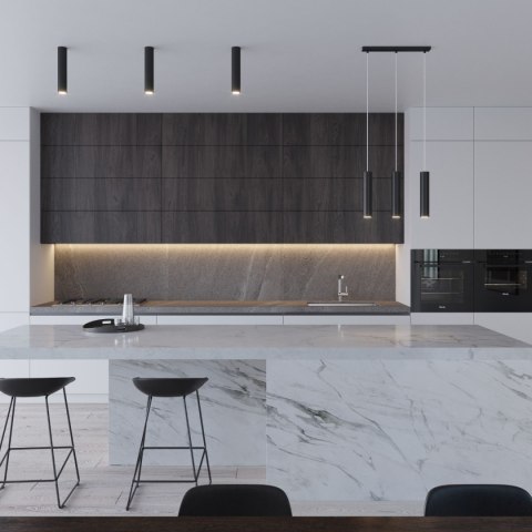 Żyrandol ZWIS SOLLUX Lampa wisząca LAGOS 3L czarny