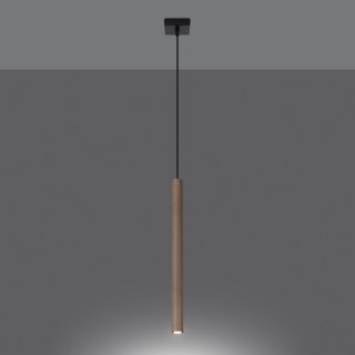 Sollux Lighting Lampa wisząca PASTELO 1 drewno
