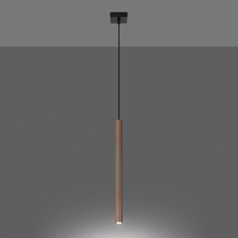 Lampa wisząca PASTELO 1 drewno