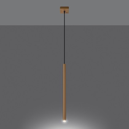 Sollux Lighting Lampa wisząca PASTELO 1 złota