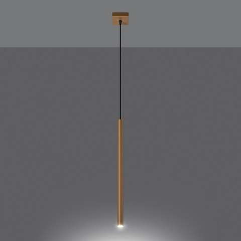 Lampa wisząca PASTELO 1 złota