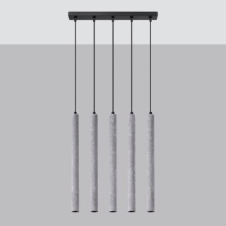 Lampa wisząca PASTELO 5L beton