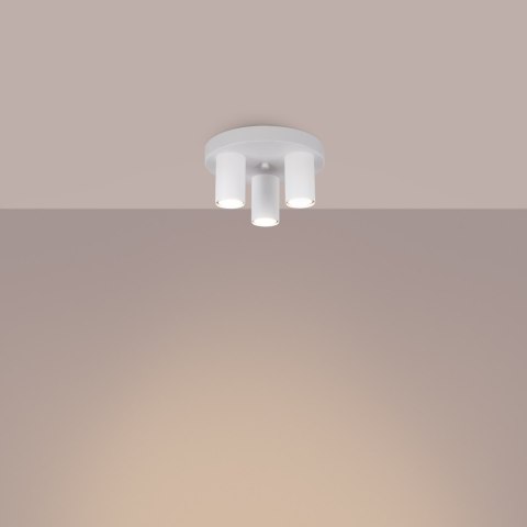 LAMPA SUFITOWA TUBA SPOT Plafon LAGOS 3P biały