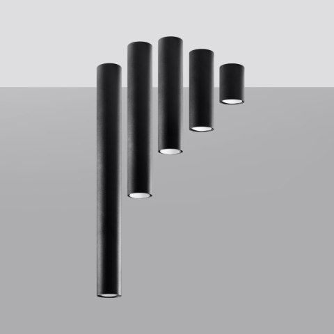 LAMPA SUFITOWA TUBA SPOT Plafon LAGOS 40 czarny