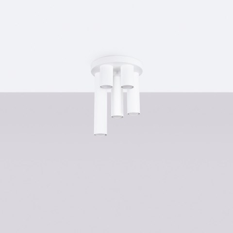 LAMPA SUFITOWA TUBA SPOT Plafon LAGOS 5P biały