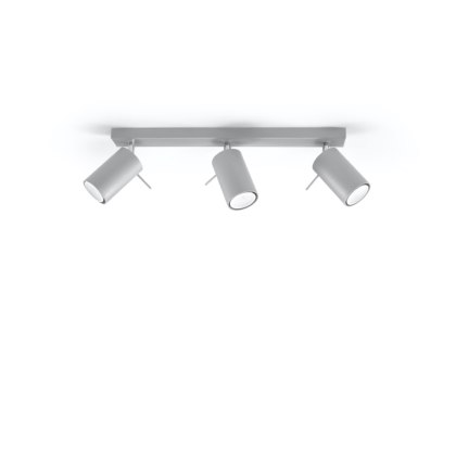 Sollux Lighting Plafon RING 3 szary