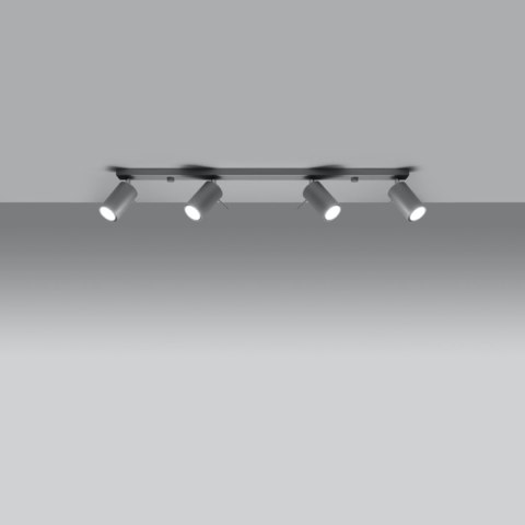 Plafon RING 4L szary