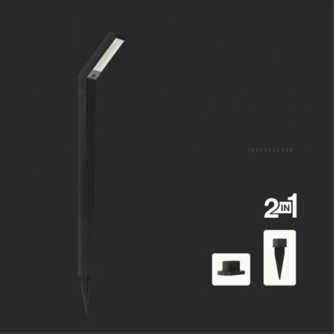 1.5W LED STAND & SPIKE SOLAR LED LIGHT 2 IN 1 CCT ADJUSTABLE BLACK BODY IP65