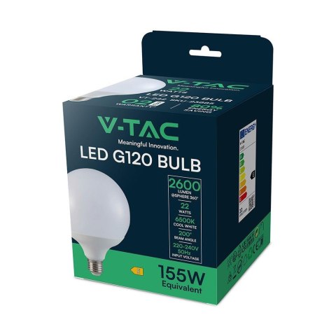 22W G120 plastic bulb 6500K E27