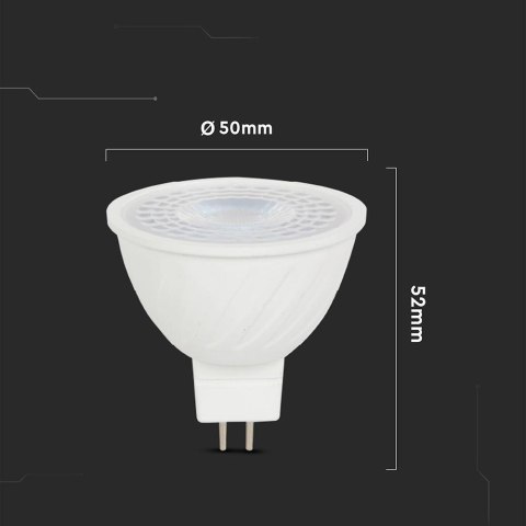 6W MR16 ripple plastic spotlight 6500K 38'D