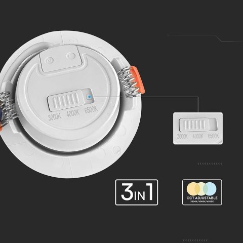 7W LED downlight 3IN1 with 5YRS warranty