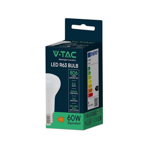 8.5W R63 LED bulb 3000K E27 NC